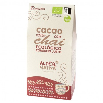 Cacao Puro con Chai SinGluten Bio Vegan 125g Alternativa3