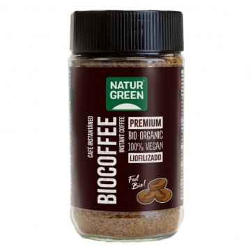 Biocoffee Cafe Soluble Bio Vegan 100g Natur Green