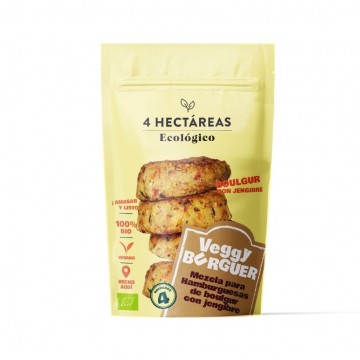 Veggy Burguer Bulgur con Jengibre Eco Vegan 160g 4 Hectareas