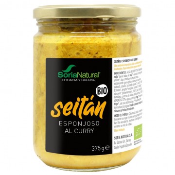 Seitan Esponjoso Curry 375g Soria Natural