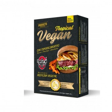 Preparado Hamburguesa Tropical SinGluten Vegan 195g Natural Zero