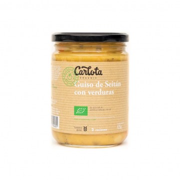 Guiso Seitan con Verduras Bio Vegan 425g Carlota Organic