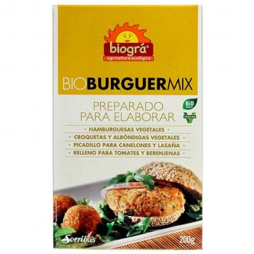 BioBurguer Mix Bio Vegan 200g Biogra