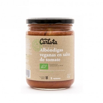 Albondigas en Salsa de Tomate Bio Vegan 425g Carlota Organic