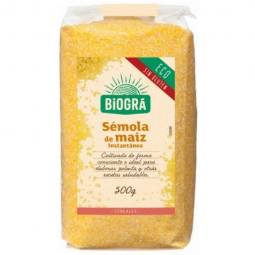 Semola Maiz Polenta SinGluten Eco 500g Biogra