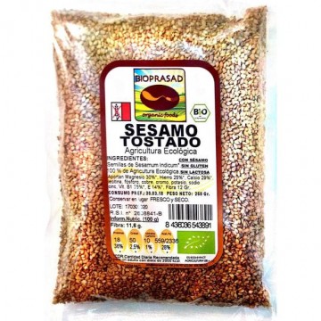 Semillas de Sesamo Tostado SinGluten Bio 250g Bioprasad