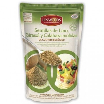 Semillas de Lino, Girasol y Calabaza Molidas SinGluten Bio Vegan 200g Linwoods