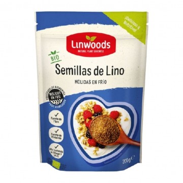 Semillas de Lino Molidas SinGluten Bio Vegan 200g Linwoods