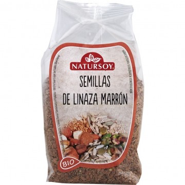 Semillas de Lino Marron Bio 250g Natursoy