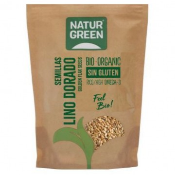 Semillas de Lino Dorado SinGluten Bio Vegan 500g Natur Green