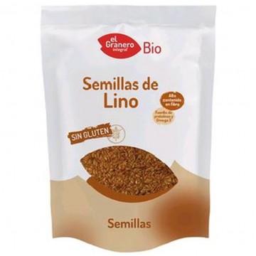 Semillas de Lino Dorado SinGluten Bio 500g El Granero Integral