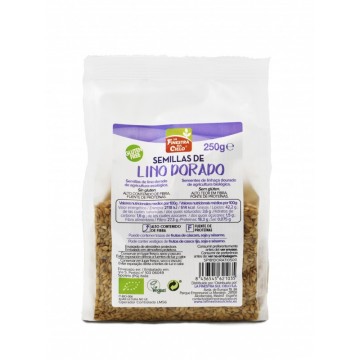 Semillas de Lino Dorado SinGluten Bio 250g La Finestra Sul Cielo