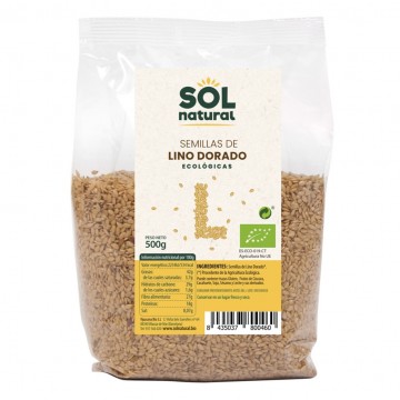 Semillas de Lino Dorado Bio 500g Solnatural