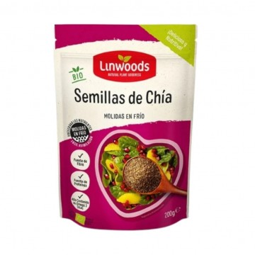 Semillas de Chia Molidas SinGluten Vegan 200g Linwoods