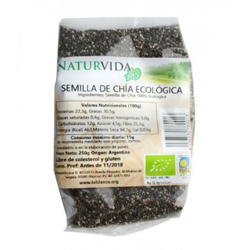 Semillas de Chia Bio 500g Naturvida