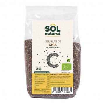 Semillas de Chia Bio 250g Solnatural