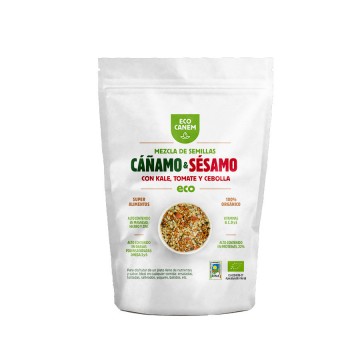 Semillas de Cañamo y Sesamo con Kale Cebolla y Tomate Eco Vegan 200g Ecocanem