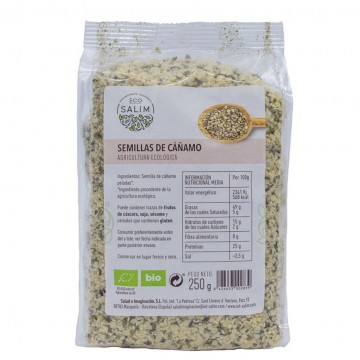 Semillas de Cañamo Bio Vegan 250g Eco-Salim