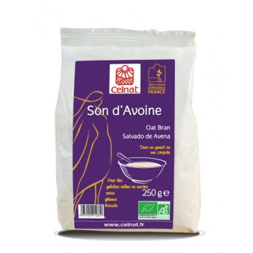 Salvado de Avena Bio 250g Celnat