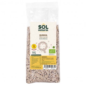 Quinoa Real Tricolor SinGluten Bio 500g Solnatural