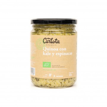 Quinoa con Kale y Espinacas Eco 425g Carlota Organic