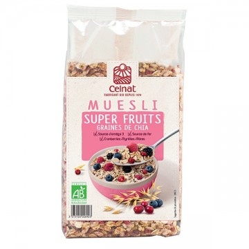 Muesli Superfruits con Chia Bio 375g Celnat