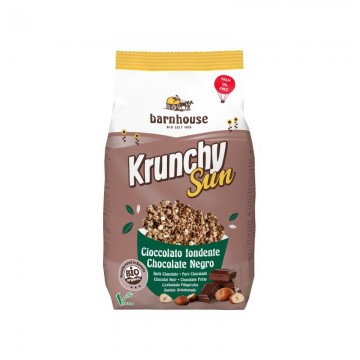 Muesli Krunchy Sun Chocolate Negro y Avellanas Bio Vegan 375g Barnhouse