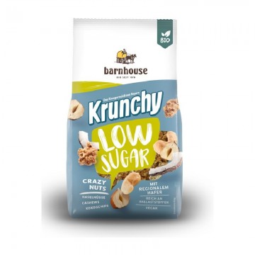 Muesli Krunchy Frutos Secos Bajo en Azucar Bio 375g Barnhouse