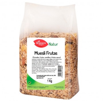 Muesli Frutas 1kg El Granero Integral