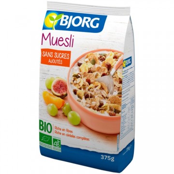 Muesli de Frutas SinAzucar Bio 375g Bjorg