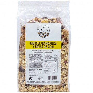 Muesli Arandanos Goji 375g Int-Salim