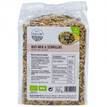 Mix 6 Semillas Bio Vegan 250g Eco-Salim