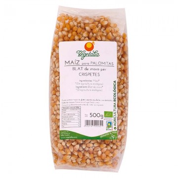 Maiz para Palomitas SinGluten Bio Vegan 500g Vegetalia