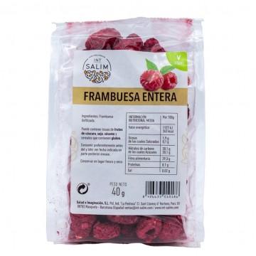 Frambuesa Entera deshidratada 40g Int-Salim