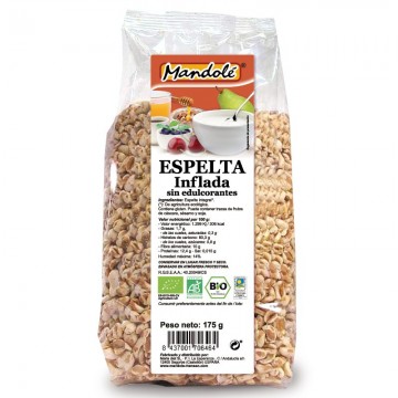 Espelta Inflada Integral Bio 175g Mandole