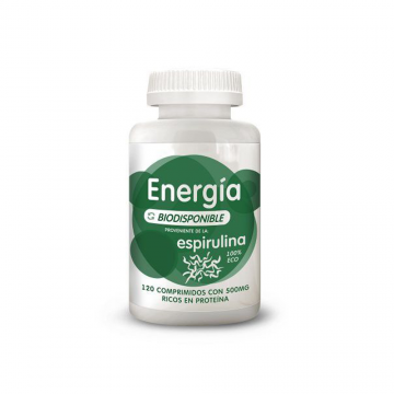 ENERGIA BIODISPONIBLE ESPIRULINA 500 MG 120 COMP