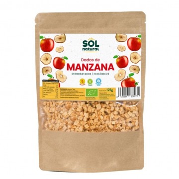 Dados de Manzana Deshidratados Bio 125g Solnatural