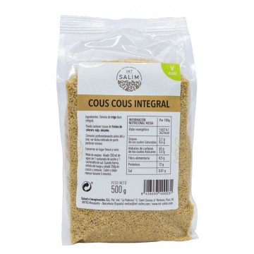 Cous Cous Trigo Integral Vegan 500g Int-Salim