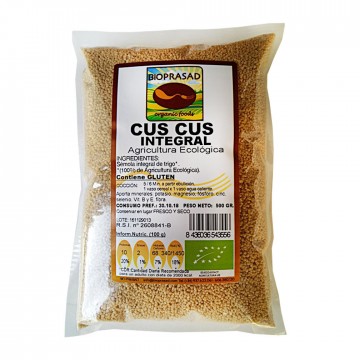 Cous Cous Trigo Integral Bio 500g Bioprasad