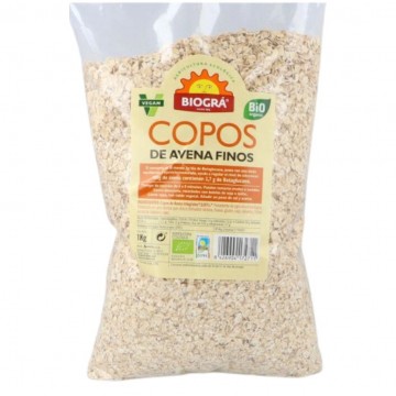 Copos de Avena Finos Eco 1kg Biogra