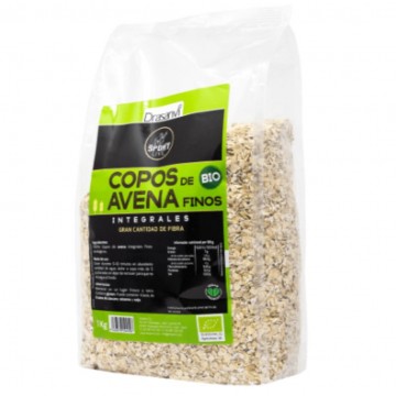 Copos Avena Finos Integrales Bio Sport Live 1kg Drasanvi