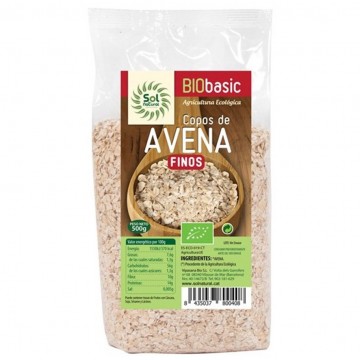 Copos Avena Finos Eco 500g Solnatural