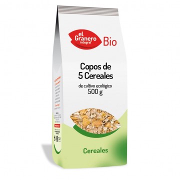 Copos 5 Cereales Bio 500g El Granero Integral