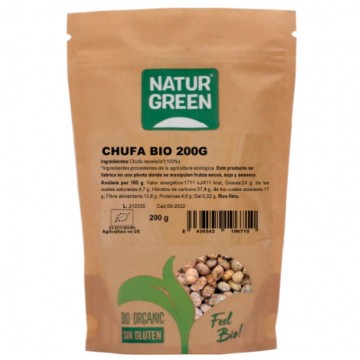 Chufa Repelada SinGluten Bio Vegan 200g Natur-Green