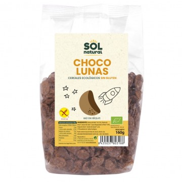 Choco Lunas SinGluten Bio 160g Solnatural