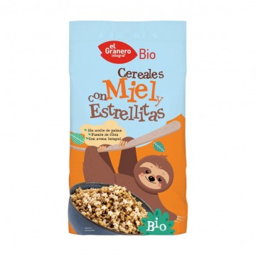 Cereales Miel y Estrellitas Bio 375g El Granero Integral