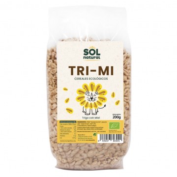 Cereales de Trigo Hinchado con Miel Tri-Mi Bio 200g Solnatural