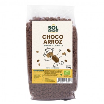 Cereales Arroz Hinchado Choco Bio 250g Solnatural