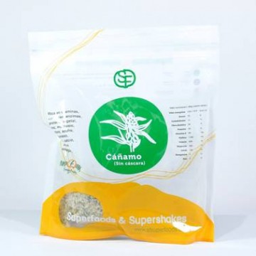 Cañamo Semilla Sin Cascara SinGluten Eco Vegan 500g Energy Fruits