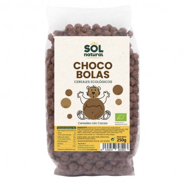 Bolitas de Cereales con Choco Bio 250g Solnatural